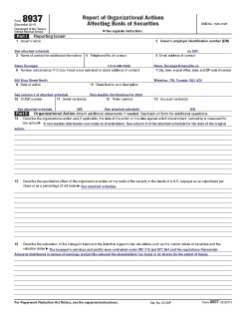IRS 8937 Form - Return of Capital Distribution (2024)