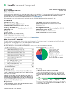 Manulife Core Plus Bond Fund - ETF Series