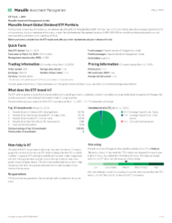  Manulife Smart Global Dividend ETF Portfolio