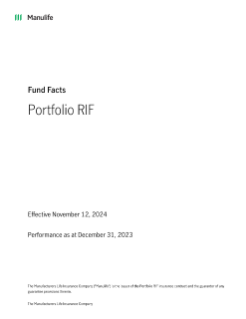 Portfolio RIF (PRIF) Fund Facts