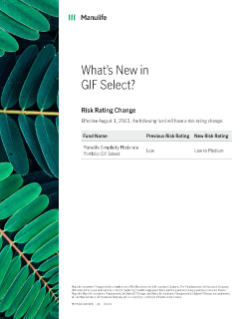 What’s New in GIF Select (EstatePlus, IncomePlus)?