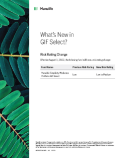 What’s New in GIF Select (EstatePlus, IncomePlus)?