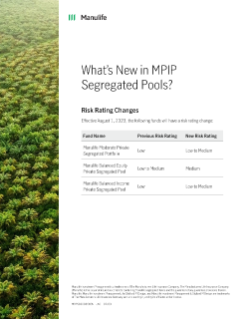 What’s New in MPIP Segregated Pools?