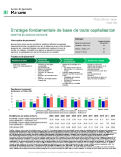 Stratégie fondamentale de base de toute capitalisation