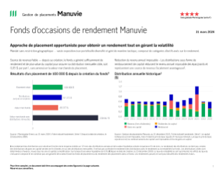MK2527F — Fonds d'occasions de rendement Manuvie