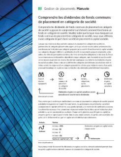 MK35925F - Comprendre les dividendes de fonds communs de placement en catégorie de société