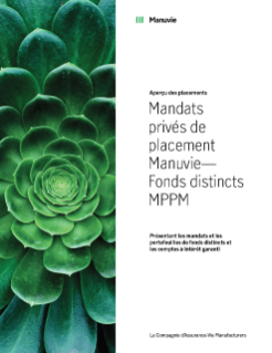 MK2963F - Fonds distincts MPPM – Aperçu du programme