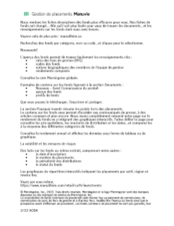 Nous rendons les fiches descriptives des fonds plus efficaces pour vous - Transcription de la vidéo