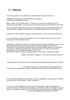 Fonds d’obligations mondiales sans restriction Manuvie- Transcription de la vidéo
