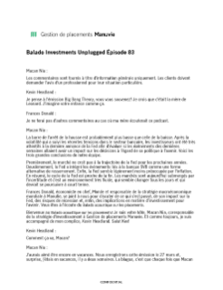 Choc d’incertitude — regard sur les faillites bancaires – Transcription de balado