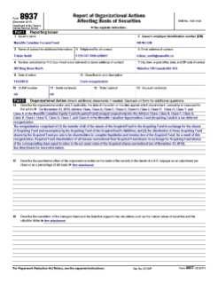 Formulaire 8937 - Trust Fund Merger - Manulife Canadian Opportunities Fund (2)