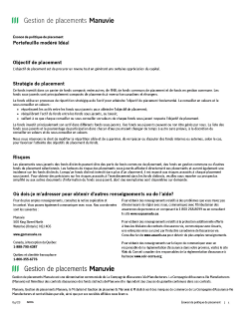 Portefeuille modéré Idéal