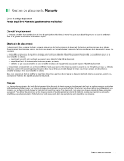 FPG équilibré Manuvie (multi-gestionnaires)