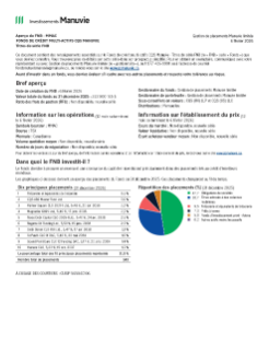 Fonds de crédit multi-actifs CQS Manuvie – série FNB
